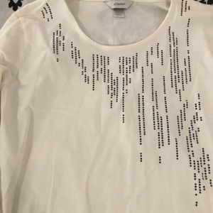 White long sleeve tee